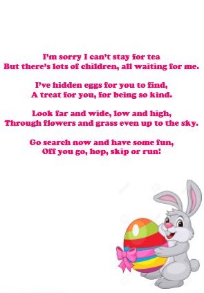easter bunny poem